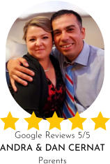 Google Reviews 5/5 ANDRA & DAN CERNAT Parents